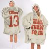 49ers Talk Purdy To Me Football Unisex Blanket Hoodie 2