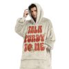 49ers Talk Purdy To Me Football Unisex Blanket Hoodie 3