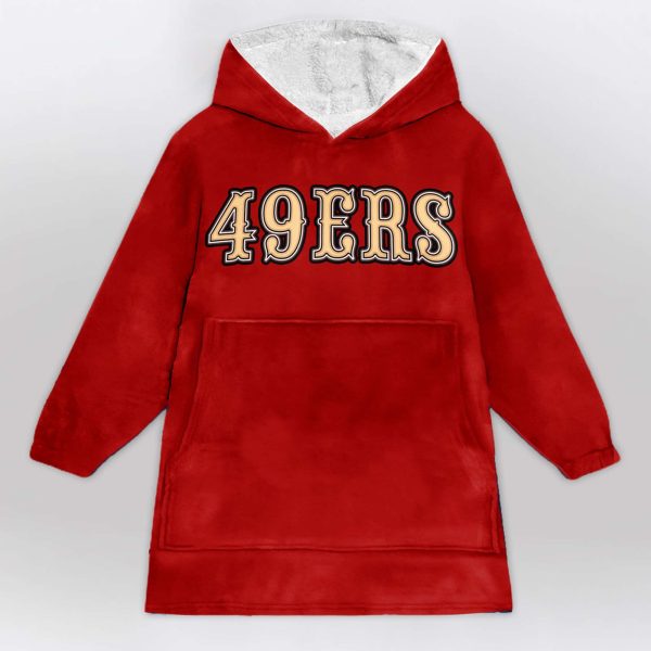 49ers Blanket Hoodie