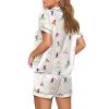 Abstract Winter Apre Ski Pajama Set 2