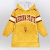 Arizona State 1 Football Unisex Blanket Hoodie 1