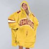 Arizona State 1 Football Unisex Blanket Hoodie 3