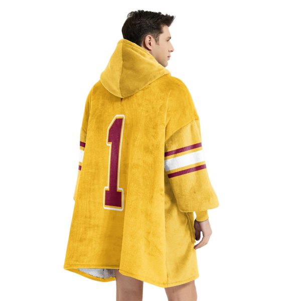 Arizona State 1 Football Unisex Blanket Hoodie 4