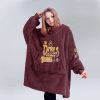 Arizona State 2025 Chick Fil A Peach Bowl Blanket Hoodie 5