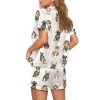 Army Camouflage Dog Art Print Pajama Set 2