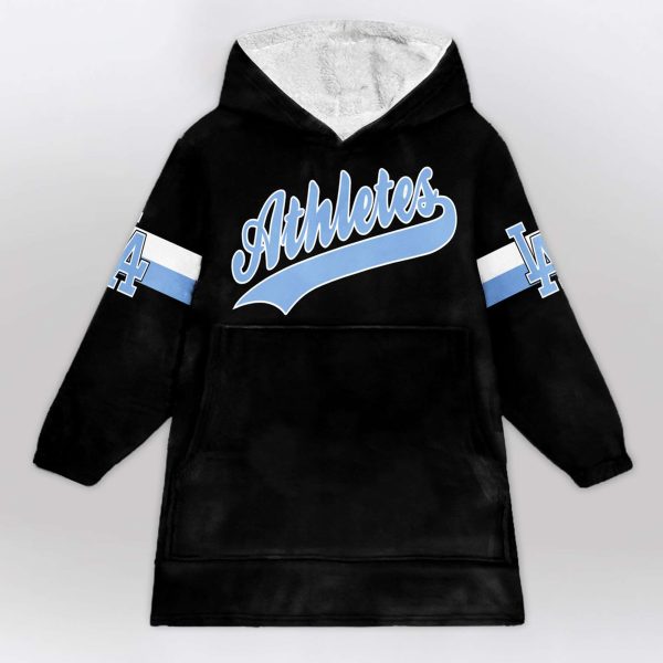 Athletes Dinger 8 Unisex Blanket Hoodie 1