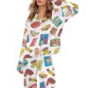 Aussie Fave Food Satin Pajama Set