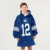 BYU Retzlaff 12 Football Unisex Blanket Hoodie 2