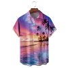 Beach Purple Dreamy Sunset Hawaiian Shirt 1