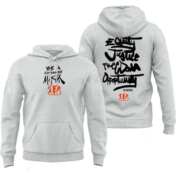 Bengals Be A Change Maker Hoodie 1