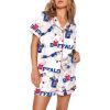 Bills Allen 17 Football Pajama Set 1