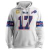 Bills Captain 17 Allen Football Unisex Hoodie 2