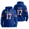 Bills Captain Allen 17 Football Unisex Hoodie 1