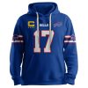 Bills Captain Allen 17 Football Unisex Hoodie 2