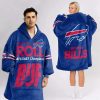 Bills Ready To Roll Football Unisex Blanket Hoodie 2