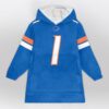 Boise State 1 Football Unisex Blanket Hoodie 1