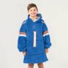 Boise State 1 Football Unisex Blanket Hoodie