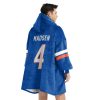 Boise State Madsen 4 Football Unisex Blanket Hoodie 4