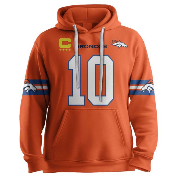 Broncos Captain 10 Nix Football Unisex Hoodie 2