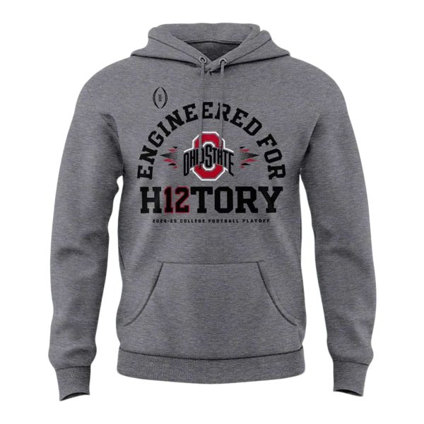 Buckeyes Engineered For H12tory Hoodie 1