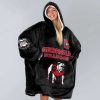 Bulldogs 2024 Sec Football Champions Football Unisex Blanket Hoodie 3