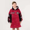 Bulldogs Football Unisex Blanket Hoodie