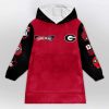 Bulldogs Football Unisex Blanket Hoodie