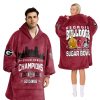 Bulldogs Sugar Bowl Champions 2025 Go Dawgs Football Unisex Blanket Hoodie 2