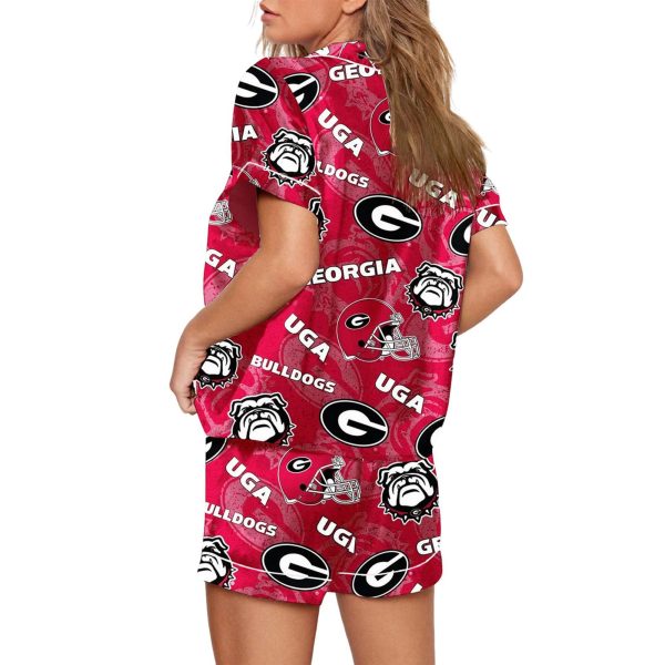 Bulldogs UGA Football Pajama Set 2