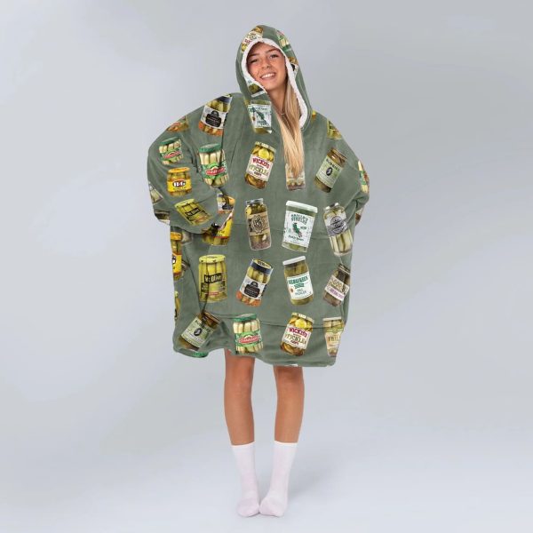 Canned Pickles Blanket Hoodie 2