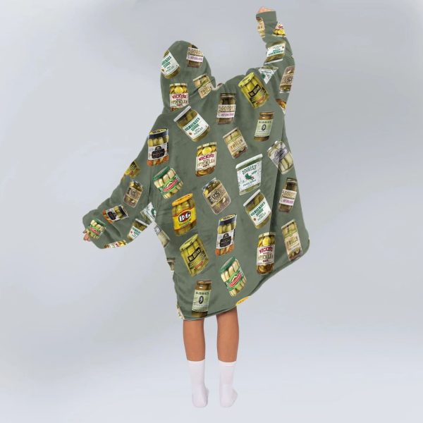 Canned Pickles Blanket Hoodie 3