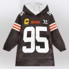 Captain Browns Garrett 95 Football Unisex Blanket Hoodie 1