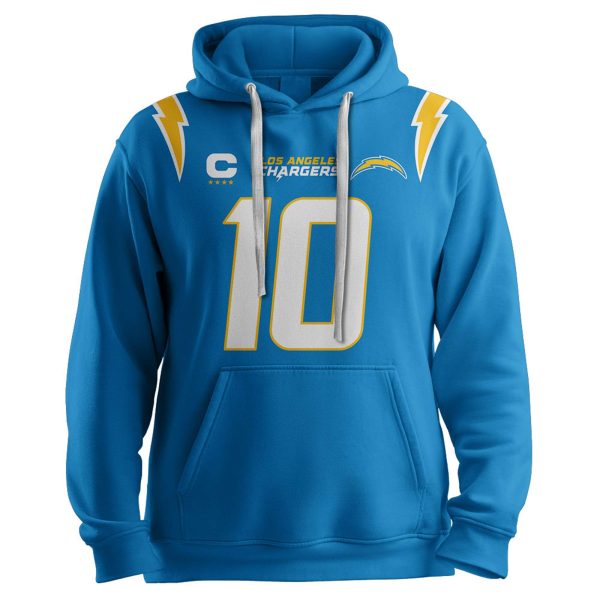 Chargers Captain Herbert 10 Football Unisex Hoodie 2