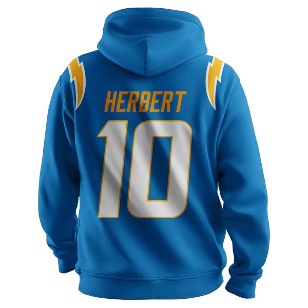 Chargers Captain Herbert 10 Football Unisex Hoodie