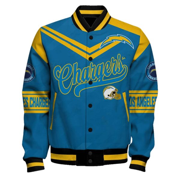 Chargers Football Unisex Varsity Jacket 1