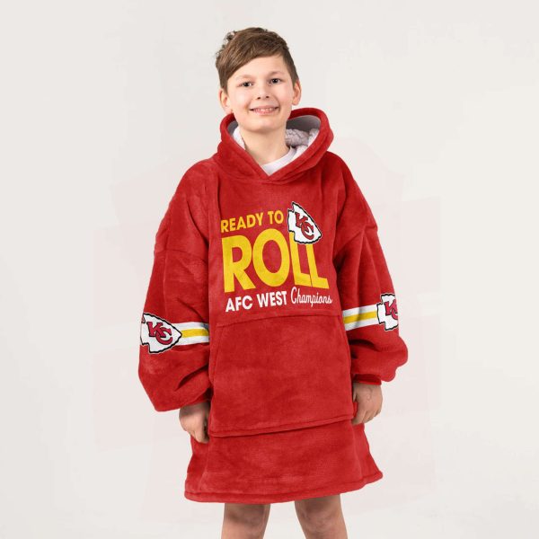 Chief Ready To Roll Football Unisex Blanket Hoodie