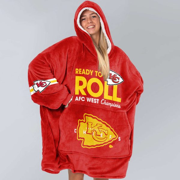 Chief Ready To Roll Mahomes 15 Football Unisex Blanket Hoodie 3