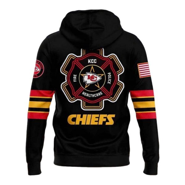 Chiefs 2024 Firefighter Appreciation Night Hoodie 1