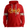 Chiefs Mahomes 15 Football Unisex Hoodie 2