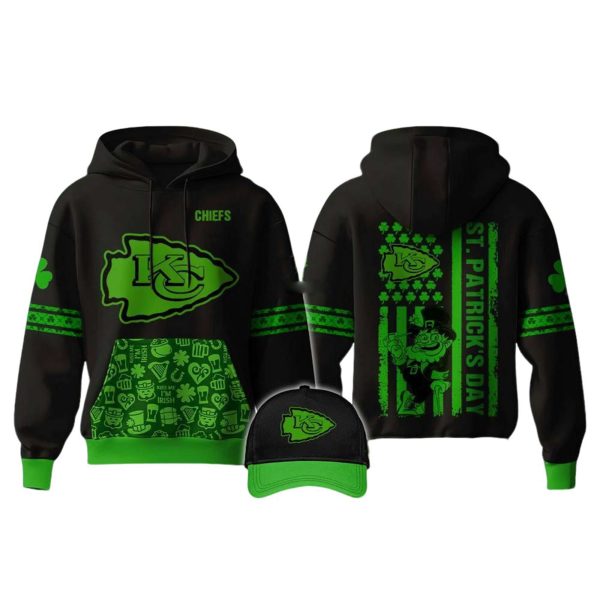 Chiefs St Patricks Day Hoodie 1