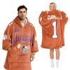 Clemson 1 Football Unisex Blanket Hoodie 2