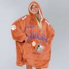 Clemson 1 Football Unisex Blanket Hoodie 3