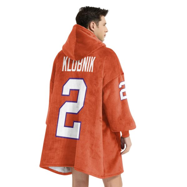 Clemson Klubnik 2 Football Unisex Blanket Hoodie