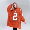 Clemson Klubnik 2 Football Unisex Blanket Hoodie