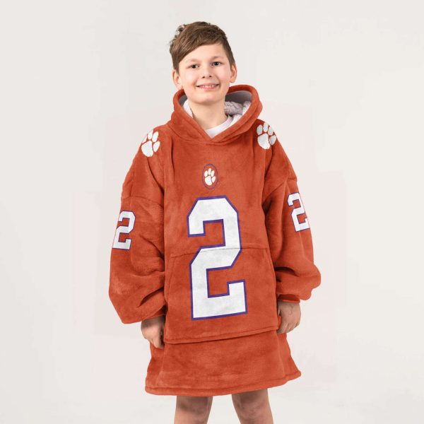 Clemson Klubnik 2 Football Unisex Blanket Hoodie