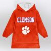 Clemson 2024 Acc Football Champions Unisex Blanket Hoodie 1