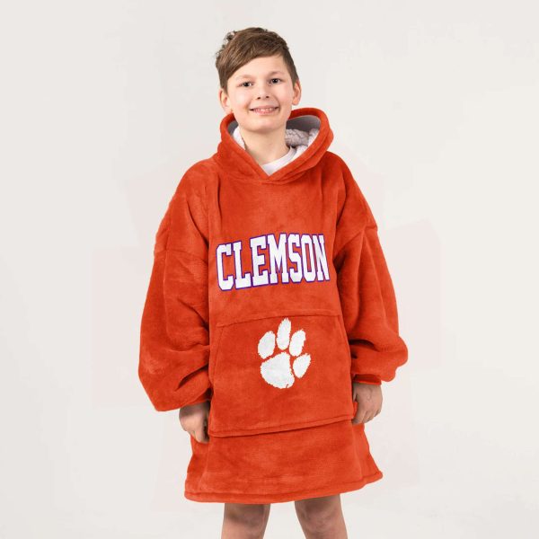 Clemson 2024 Acc Football Champions Unisex Blanket Hoodie