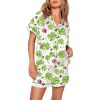 Clover Insect St Patrick Art Print Pajama Set 1