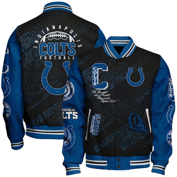 Colts Football Varsity Bomber Jacket 1