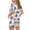 Coquette Mardi Gras Bow Pajama Set 2